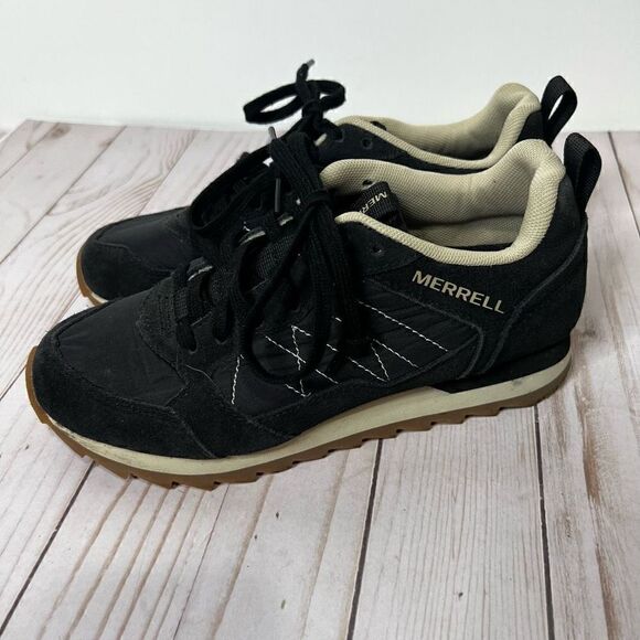 Merrell Alpine Fit Sole Sneakers Black Cream Women’s - Picture 7 of 12